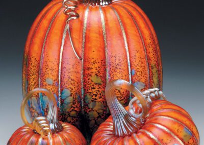 Pumpkin Trio by Jack Pine Studio